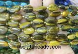 OVBS21 15 inches 10*14mm oval yellow tiger eye gemstone beads wholesale