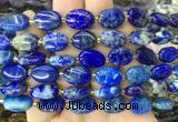 OVBS22 15 inches 10*14mm oval lapis lazuli gemstone beads wholesale