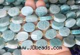 OVBS28 15 inches 13*18mm oval amazonite gemstone beads wholesale