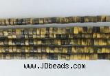 RBBS01 15 inches 2*4mm heishi yellow tiger eye gemstone beads