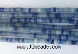 RBBS05 15 inches 2*4mm heishi blue aventurine gemstone beads