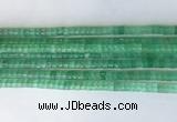 RBBS06 15 inches 2*4mm heishi green aventurine gemstone beads