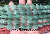 RGBS03 15 inches 16mm star green aventurine gemstone beads