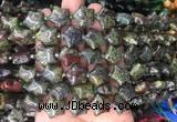 RGBS08 15 inches 16mm star dragon blood jasper gemstone beads