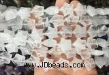 RGBS19 15 inches 16mm star white crystal gemstone beads wholesale