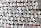 SEBS15 15 inches 6mm round selenite beads wholesale