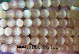 SEBS21 15 inches 8mm round selenite beads wholesale