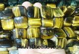 SRBS07 15 inches 20mm square yellow tiger eye gemstone beads wholesale