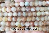 SSBS07 15 inches 8mm round sunstone beads wholesale