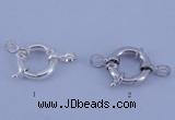 SSC202 5pcs 12mm 925 sterling silver spring rings clasps