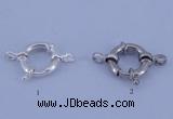 SSC203 5pcs 13.5mm 925 sterling silver spring rings clasps