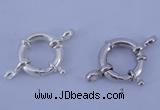 SSC205 5pcs 16mm 925 sterling silver spring rings clasps