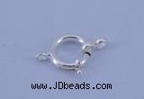 SSC207 5pcs 12.5mm 925 sterling silver spring rings clasps