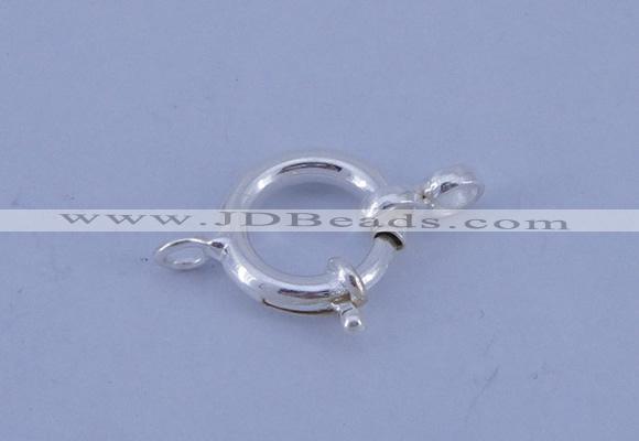 SSC207 5pcs 12.5mm 925 sterling silver spring rings clasps