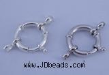 SSC209 5pcs 20mm 925 sterling silver spring rings clasps