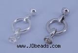 SSC216 5pcs 18mm sterling silver spring rings clasps