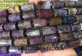 TBBS105 15 inches 10*14mm faceted tube pietersite gemstone beads