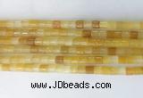 TBBS39 15 inches 3*5mm tube yellow aventurine gemstone beads