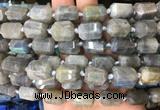 TBBS47 15 inches 12*16mm faceted tube labradorite beads wholesale