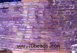 TBBS60 15 inches 5*7mm tube amethyst gemstone beads wholesale