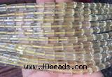 TBBS65 15 inches 5*7mm tube lemon quartz gemstone beads wholesale