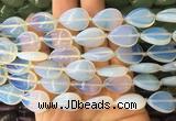 TRBS32 15 inches 13*18mm flat teardrop opalite gemstone beads wholesale