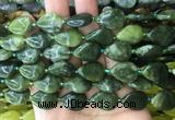 TRBS41 15 inches 13*18mm flat teardrop taiwan jade gemstone beads