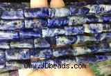 TWBS17 15 inches 9*20mm twist column sodalite gemstone beads