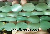 TWBS40 15 inches 18*25mm twist oval green aventurine beads wholesale